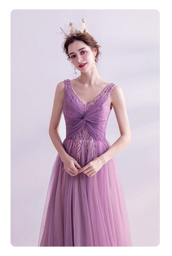 purple pink prom dress 997-03