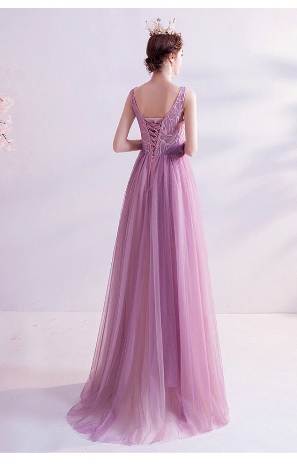 purple pink prom dress 997-07