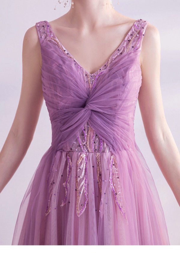 purple pink prom dress 997-09