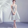 silver cocktail dress 1010-06