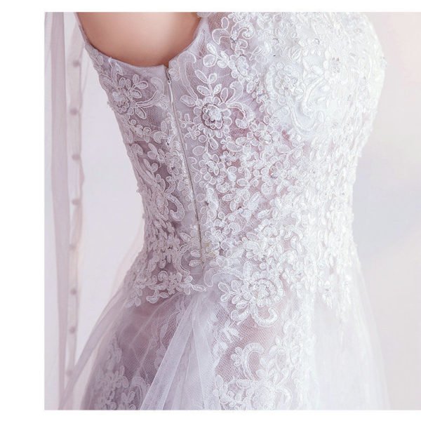 simple white wedding dress 1016-002