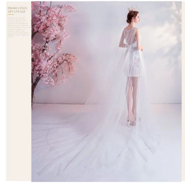 simple white wedding dress 1016-005