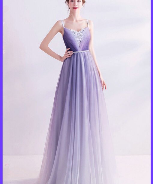 strap prom dress 996-05