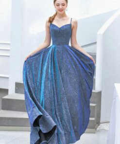 blue sparkle dress 1050-005
