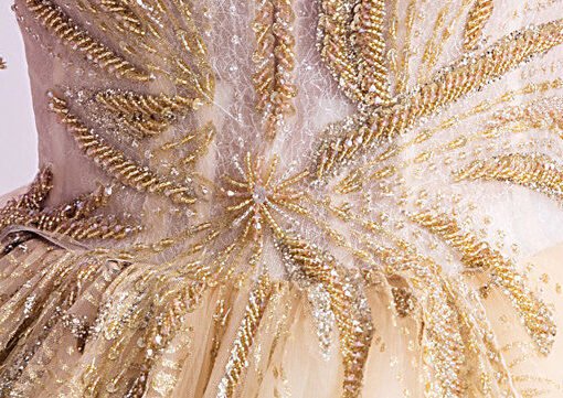 gold wedding dress 1022-002