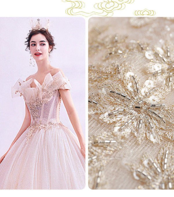 off the shoulder wedding dress 1036-003