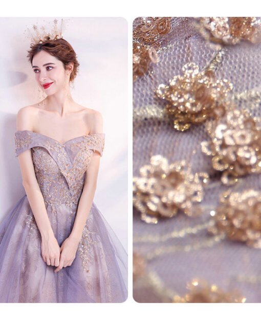 purple short prom dress 1037-007