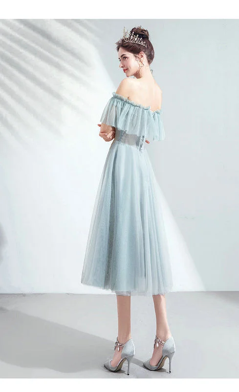 tea length bridesmaid dress 1041-002