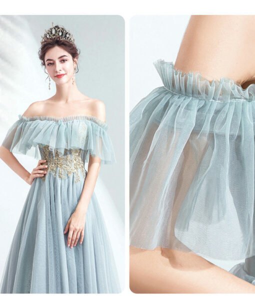 tea length bridesmaid dress 1041-003
