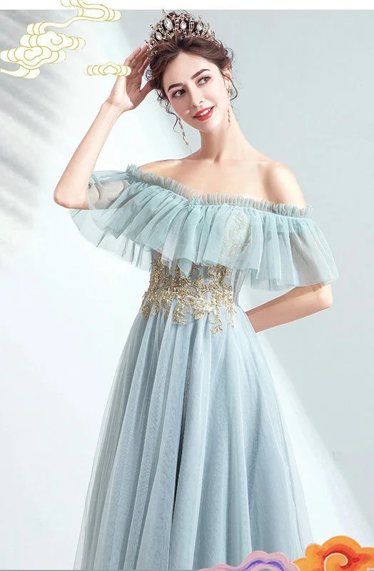 tea length bridesmaid dress 1041-006