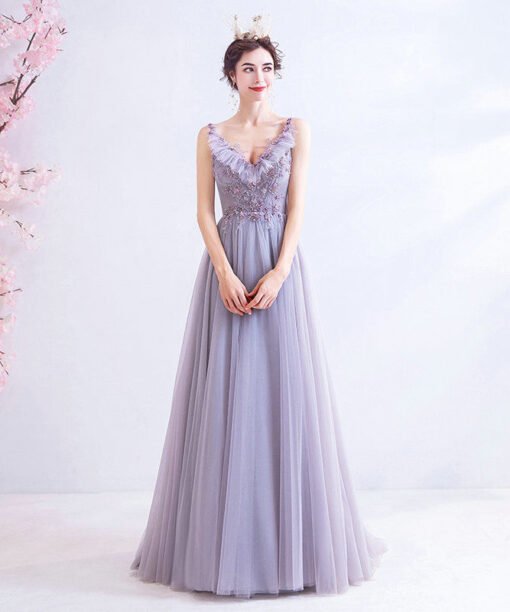 Lavender prom dress 1053-003