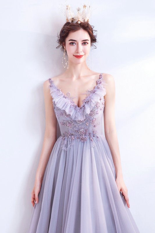 Lavender prom dress 1053-007