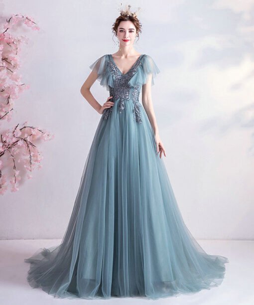 blue long prom dress 1063-003