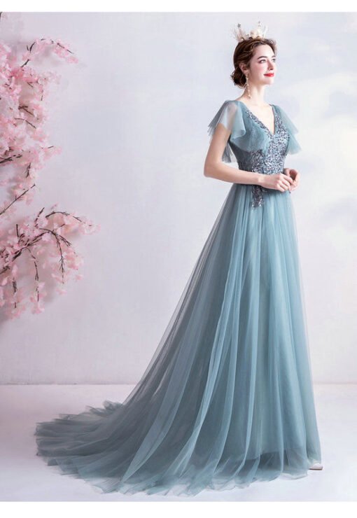 blue long prom dress 1063-008