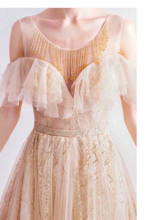 gold long prom dress 1060-001