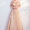 gold long prom dress 1060-003
