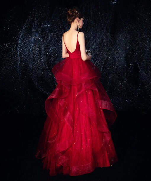 red princess prom dress 1059-003