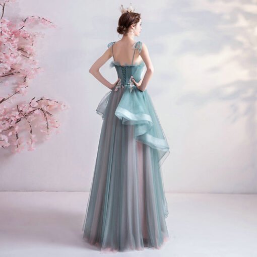 blue green prom dress 1068-003