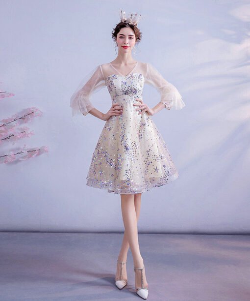 champagne cocktail dress 1069-001