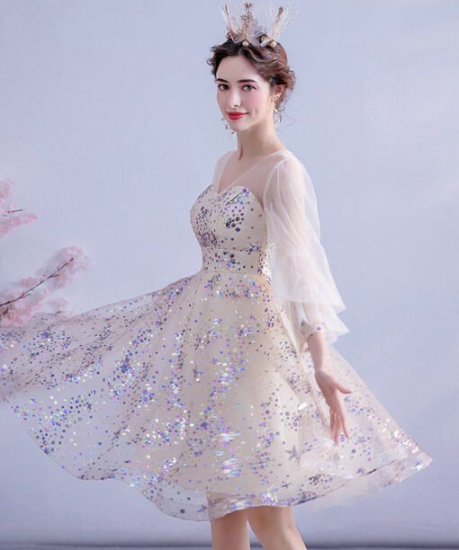 champagne cocktail dress 1069-002