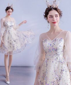 champagne cocktail dress 1069-004