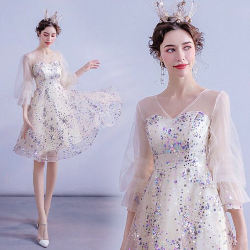 champagne cocktail dress 1069-004