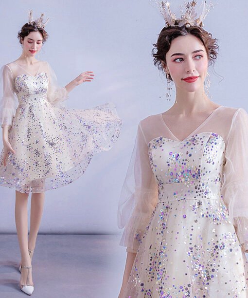 champagne cocktail dress 1069-004