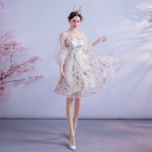 champagne cocktail dress 1069-005