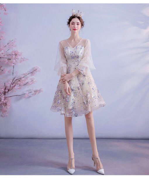 champagne cocktail dress 1069-006