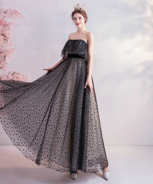 cheap black prom dress 1088-002