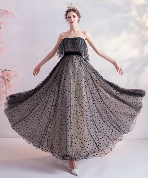 cheap black prom dress 1088-003