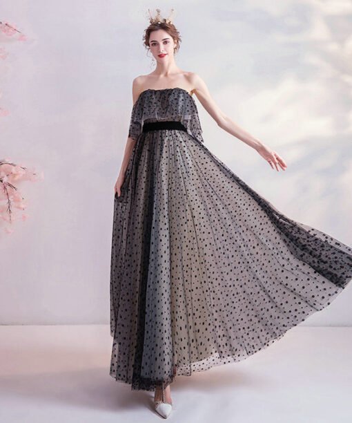 cheap black prom dress 1088-004