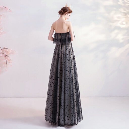 cheap black prom dress 1088-005