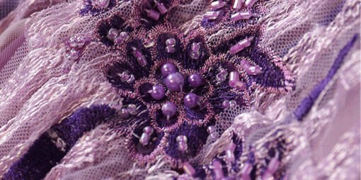 Corset Prom Dress Off The Shoulder A Line Purple Evening Dress - Image 8
