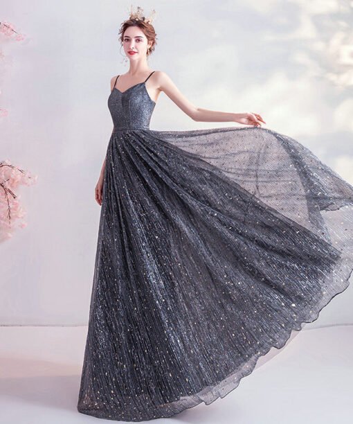 dark blue prom dress 1091-001