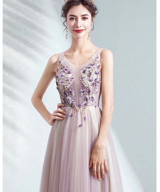light purple formal dress 1096-004