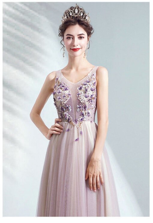light purple formal dress 1096-004