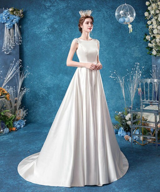 modest wedding dress 1083- 001