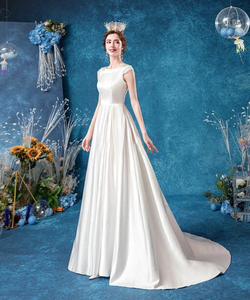 modest wedding dress 1083- 006