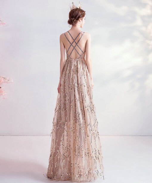 open back formal dress 1095-003