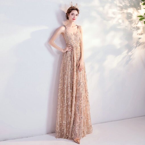 open back formal dress 1095-004