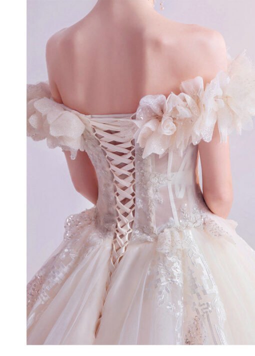 princess ball gown wedding dress 1070-004