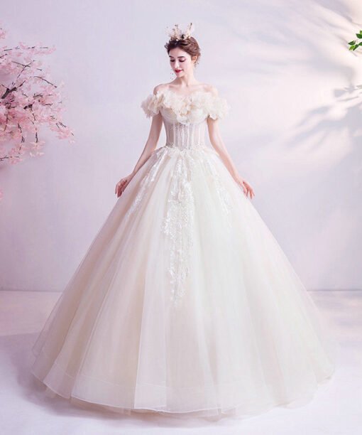 princess ball gown wedding dress 1070-005