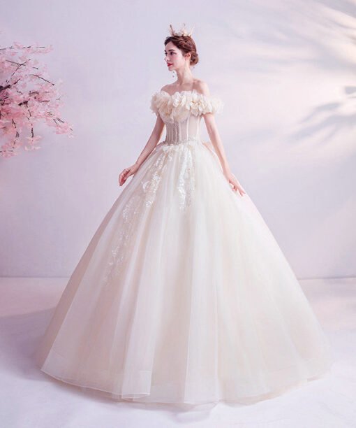 princess ball gown wedding dress 1070-006
