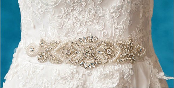 Satin A Line Wedding Dress White Sleeveless Formal Dress - Image 8