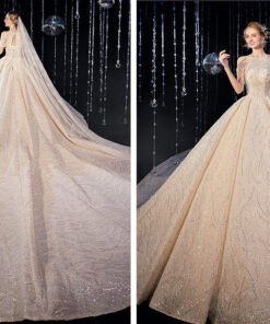 sparkly wedding dress 1071-001