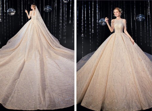 sparkly wedding dress 1071-001