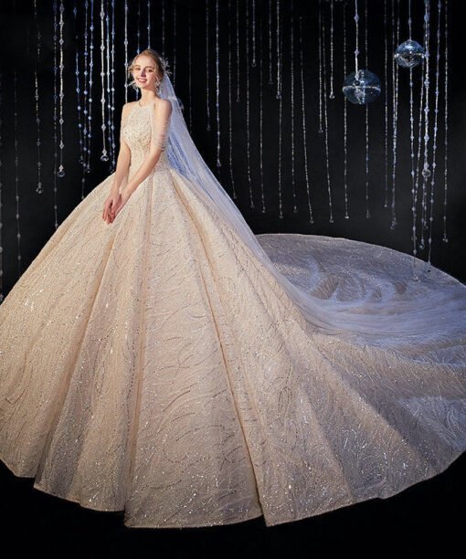 sparkly wedding dress 1071-005