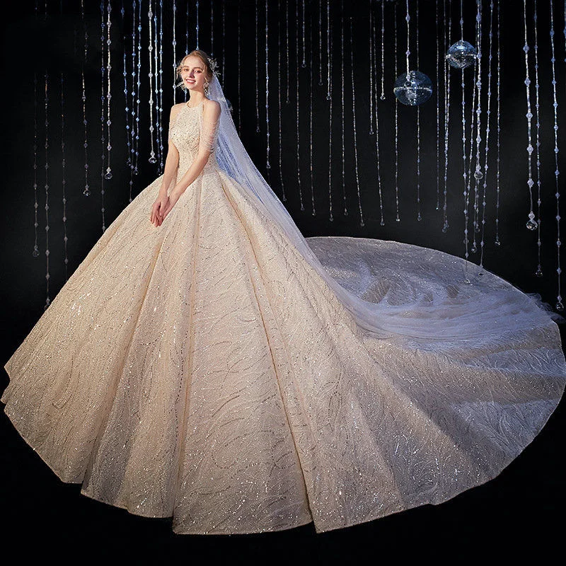 sparkly wedding dress 1071-005