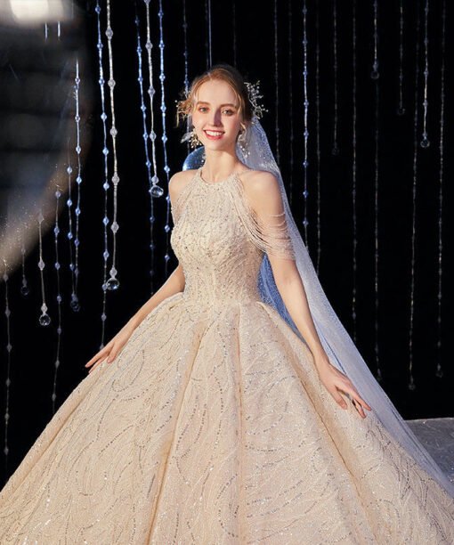 sparkly wedding dress 1071-006